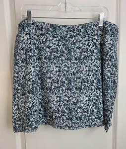 Colorado Clothing Tranquility Skort Multi Color Blue White Pull On Women's XXL - Picture 1 of 6