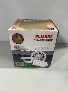 Pyle PLMR52 Dual 5.25'' Water Resistant Marine Speakers - White, Pair - Picture 1 of 2