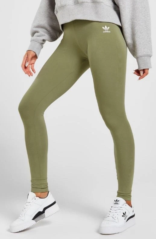 ADIDAS ORIGINALS LEGGINGS WOMENS/GIRLS GREEN - Image 1 of 4