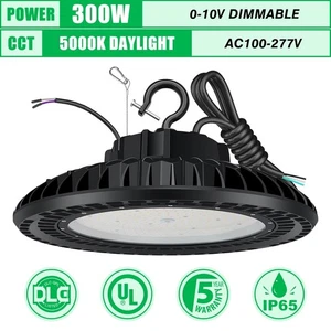 300W UFO Led High Bay Light 43500 Lumens Industrial Factory Warehouse Lighting - Picture 1 of 10