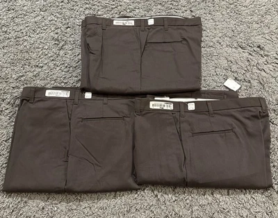 3 Pair NEW Cintas Comfort Flex Brown Work Pants Sz 44x40 945-50 Very Comfortable - Image 1 of 4