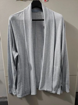 LL Bean Sweat Womens 1X SoftFlex Flyaway Cardigan Open Modal Soft Stretch Cozy - Image 1 of 4