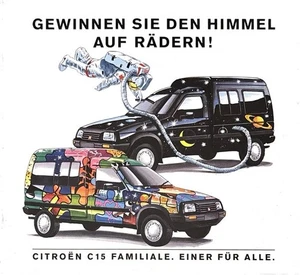 Citroen C15 FAMILIALE Prospekt Brochure Depliant - Picture 1 of 1