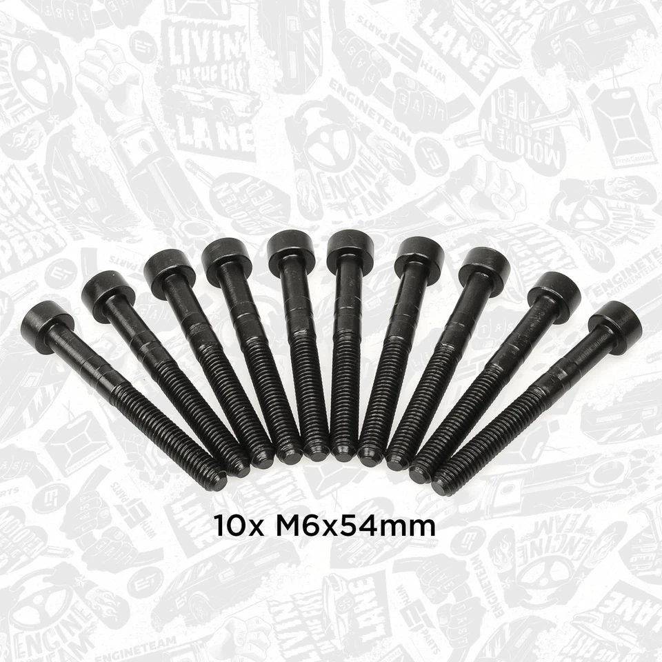 BS0001EB Schraube Nockenwellenlager 10 Stck. M6x54 VW AUDI 038103714G 038103714 - Bild 1 von 1