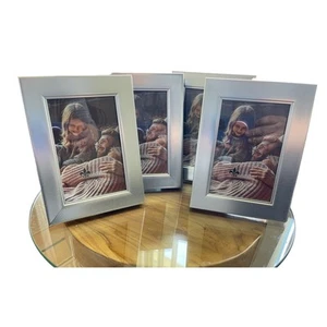 Lawrence Frames Bundle Set Of 4 Suffolk Silver 4x6 Photo Frame Home Decor New - Picture 1 of 11