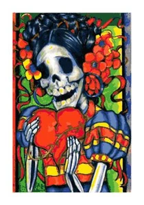 Dia De Los Muertos Day of the Dead Counted Cross Stitch Pattern Chart - Picture 1 of 1