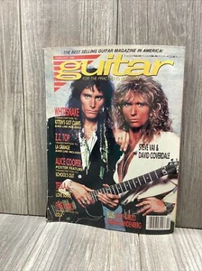 Guitar For The Practicing Musician February 1990 Alice Cooper W/Poster Z.Z. Top - Picture 1 of 16