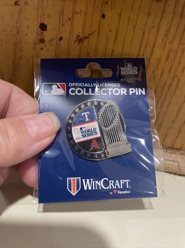 2023 World Series Pin🔥Texas Rangers vs Arizona Diamondbacks On Hand To Ship - Image 1 of 1