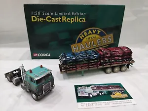 CORGI US51404 INTERNATIONAL TRANSTAR TRUCK WITH LOAD LINDQUIST 1:50 NEW RARE!! - Picture 1 of 8