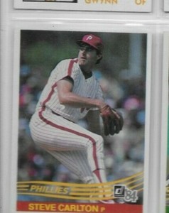 1984 Donruss Baseball Card #111 Steve Carlton Phillies  Mint Free USA Shipping  