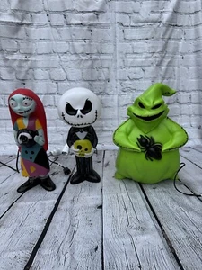 Pesadilla antes de Navidad Halloween Oogie Sally Jack Skellington Juego de moldes soplados - Imagen 1 de 17