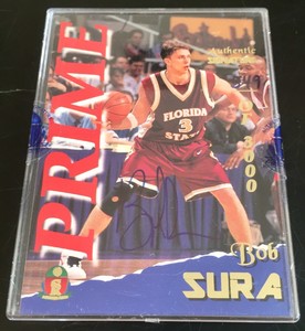 1995 Signature Rookies #39 Bob Sura Sealed Autograph RC 549/3000 FSU