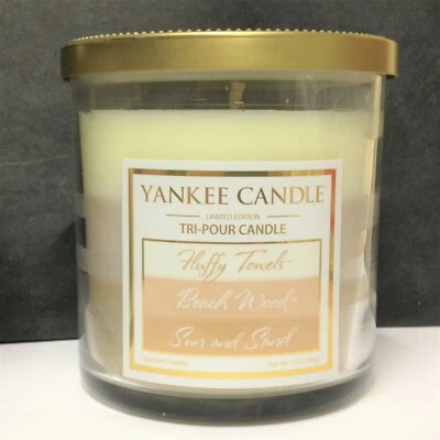 Yankee Candle BEACH TRIO 7 OZ vaso toallas mullidas + madera de playa + sol y arena Foto 1 de 4