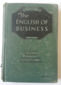 Das Geschäftsenglisch von Hagar, Wilson, Hutchinson & Blanchard, 1935 beschädigt - Bild 1 von 3