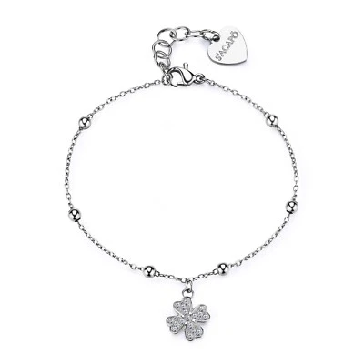 SAGAPO WITCH  QUADRIFOGLIO   BRACCIALE  DONNA  REFERENZA  SWH14  NUOVO - Immagine 1 di 3