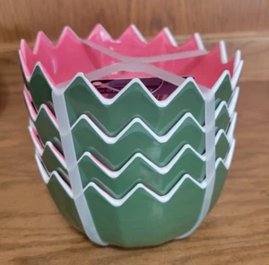 The Spring Shop kleine Melamin Wassermelone Servierschüsseln 5" x 5" Neu 4 Schüsseln - Bild 1 von 2
