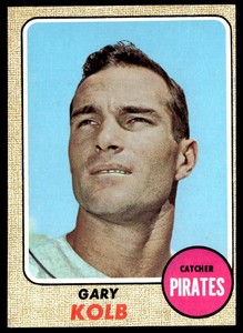 1968 Topps #407 Gary Kolb   Baseball Pittsburgh Pirates