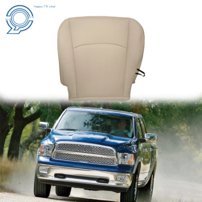 Cubierta de asiento para Dodge Ram 2500 3500 Laramie 2009-2012 parte inferior del conductor cuero tostado Foto 1 de 4