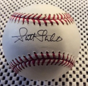 SCOTT LINEBRINK BRAVES/ASTROS/PADRES SIGNED AUTOGRAPHED BASEBALL - Picture 1 of 2