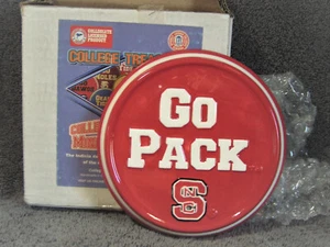 North Carolina State; "Go Pack"; 5.25"; Set of 2 Plaques; New - Picture 1 of 5