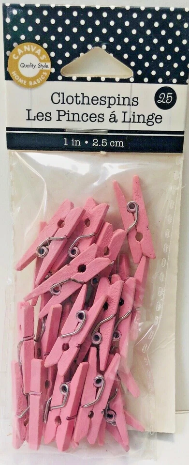 "Conceptos básicos para el hogar de lona rosa de 1"" 25"  Foto 1 de 1