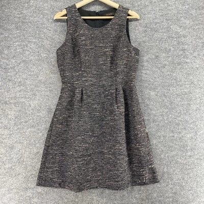 Vestido The Limited Mujer 6 Gris Funda Corta Cremallera Sin Mangas Cuello Redondo Informal Foto 1 de 4