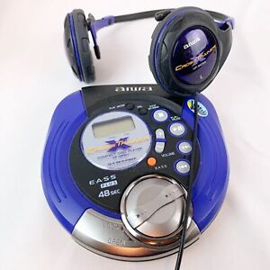 Vintage Aiwa XP-SP911 Cross Trainer Portable CD Player with Headphones Works D