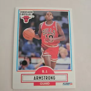 1990-91 Fleer - #22 B.J. Armstrong (RC) - Picture 1 of 2