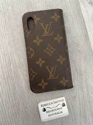 Funda de teléfono Louis Vuitton. Funda tipo folio iPhone X/ XS. LV 100% Auténtico Garantizado Foto 1 de 4