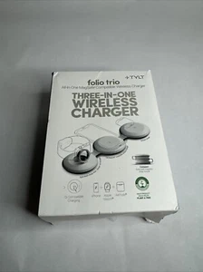TYLT 15W 3 in 1 MagSafe Folio - White - Picture 1 of 5