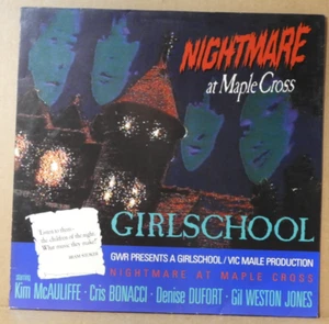GIRLSCHOOL "Nightmare At Maple Cross" 1986 (GWR/GWLP2/UK) HARD ROCK EX/EX!! - Picture 1 of 4