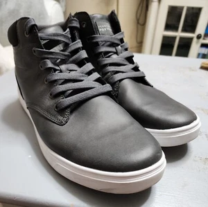 Perry Ellis Portfolio Santa Cruze Shoes Men's Size 10 Gray Lace Up High Tops - Picture 1 of 8