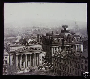Magic Lantern Slide SAINT JACQUES STREET MONTREAL CANADA C1890 PHOTO - Picture 1 of 2