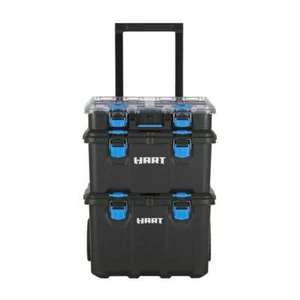 HART Stack System, Mobile Tool Storage and Organization, Black & Blue - Picture 1 of 4