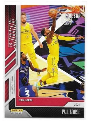 Tarjeta Panini Instant Paul George NBA All-Star SP 2020-21/615 Foto 1 de 2