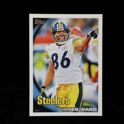 2010    Hines Ward     Pittsburgh Steelers     Topps     #320 - Image 1 of 2