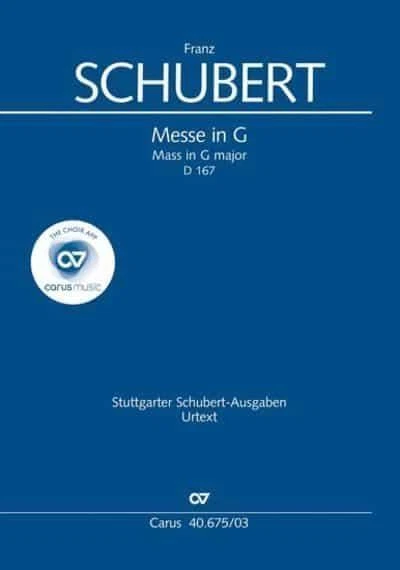 Messe in G Franz Schubert Soli STB, SATB and Orchestra Vocal Scor - Image 1 of 1