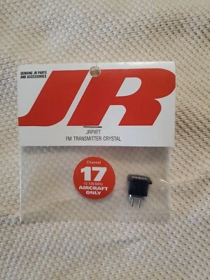 VINTAGE RC JR  RADIO FM TRANSMITTER CRYSTAL JRPXFT17 CHANNEL  72.130mhz NOS - Image 1 of 3