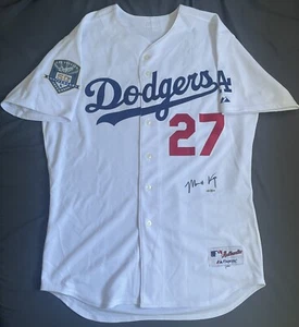 Matt Kemp Signed Dodgers Majestic Jersey UD COA Upper Deck 50th Anniversary - Picture 1 of 13