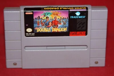 Super Double Dragon (Super Nintendo, SNES, 1992) Authentic Game Cartridge - Image 1 of 4