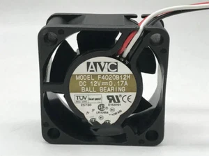 AVC F4020B12H DC12V 0.17A 4CM 40*20MM 40mm Fan - Bild 1 von 3