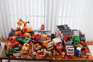 Großes Playmobil Baustellen -  Straßenbau-Set Radlader, Bagger, Kipper, Rarität - Bild 1 von 13