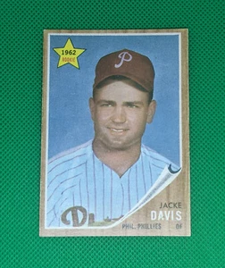 1962 Topps Baseball #521 Jacke Davis - Bild 1 von 2