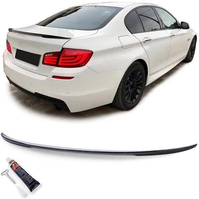 Spoiler posteriore sportivo labbro nero lucido con ABE adatto per BMW Serie 5 F10 F18 10-16