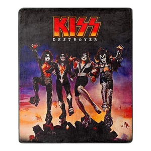 MANTA OFICIAL KISS DESTRUCTOR 60 X 70 PULGADAS NUEVA SELLADA NAVIDAD - Imagen 1 de 5