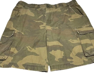 Tommy Hilfiger pantaloncino cargo mimetico uomo 42x10 verde mimetico esercito grunge skater - Foto 1 di 13