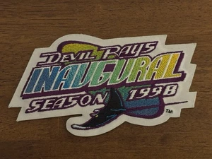 Patch stagione inaugurale Tampa Bay Devil Rays 1998 mai usata - Foto 1 di 2