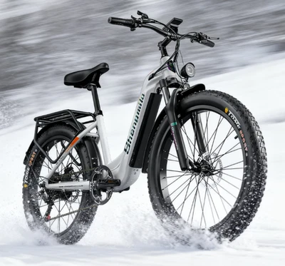 SHENGMILO 26 Zoll E-Bike 48V 840Wh Pedelec Elektro Fahrrad City MTB für Damen Herren