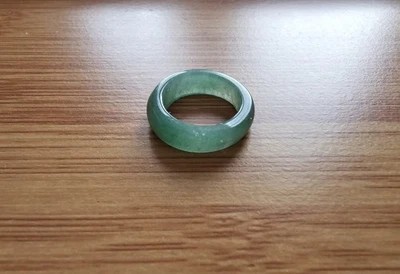 Aventurin Ring Größe 16 Grüner Quarz ohne Metall Ringgröße max. 54 - Bild 1 von 4