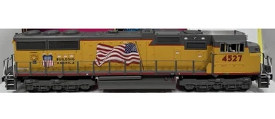 MTH PREMIER UNION PACIFIC SD70M DIESEL ENGINE PS2! 20-2376-1 O SCALE USA FLAG - Image 1 of 2